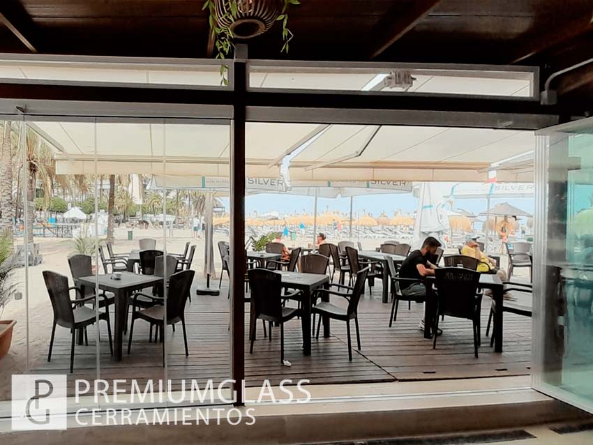 cerramiento para cafeterias